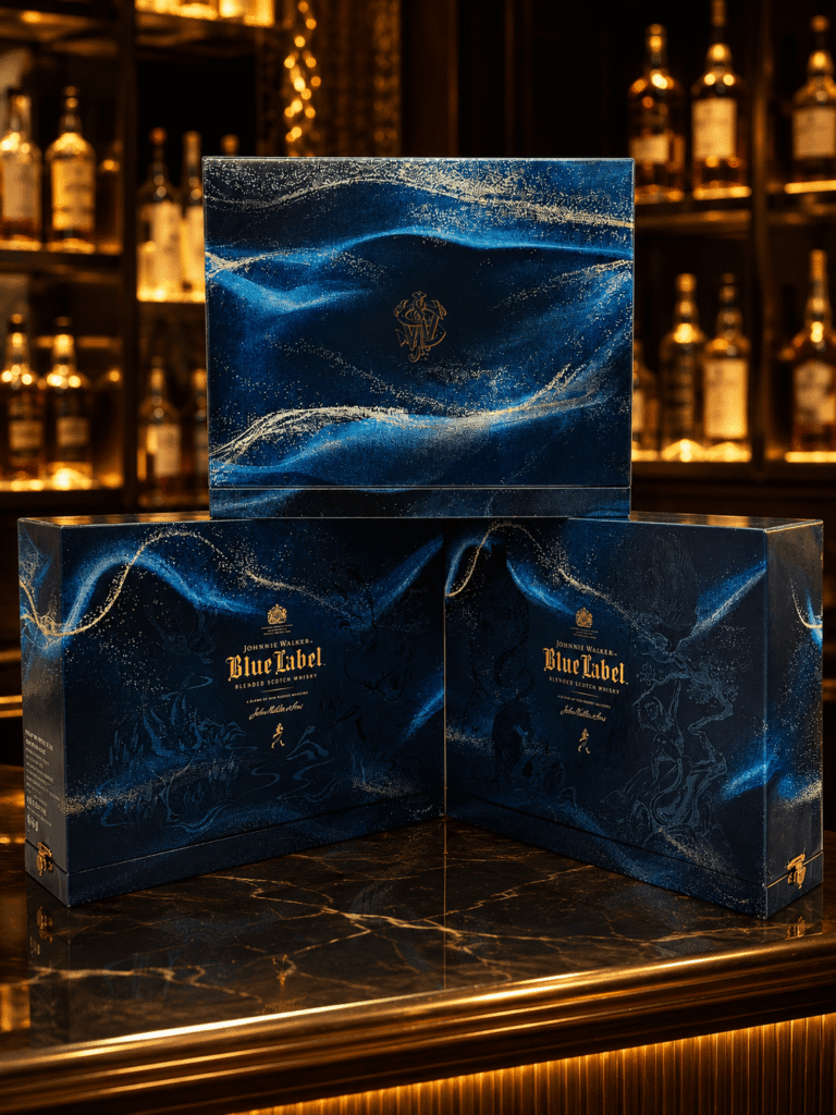 Johnnie Walker Blue Label Rare Animal Set Collection (12 x 200ml Bottles)